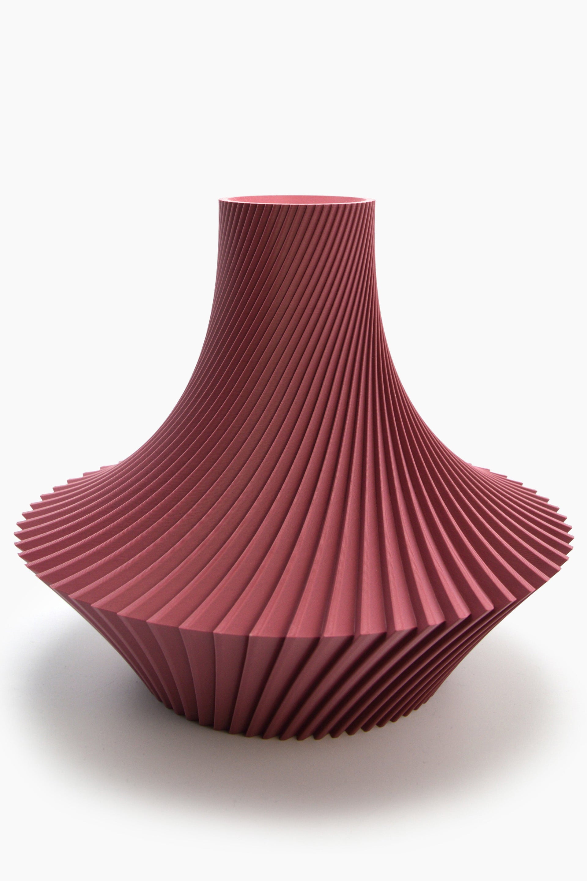 Vaso Haku · borgogna · design 3D · Made in Italy · Yliaca