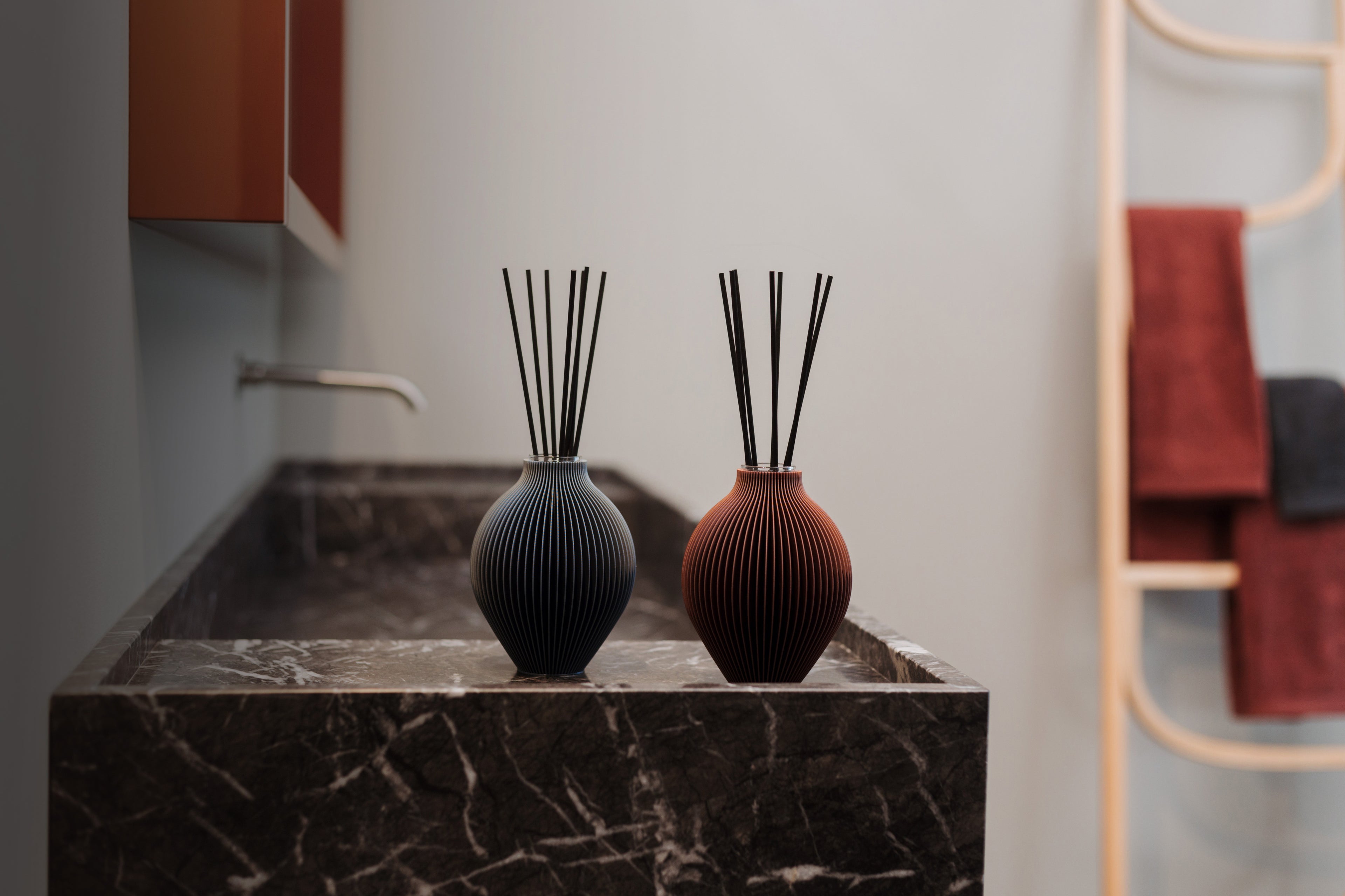 Profumatori ambiente per l'arredamento del bagno moderno