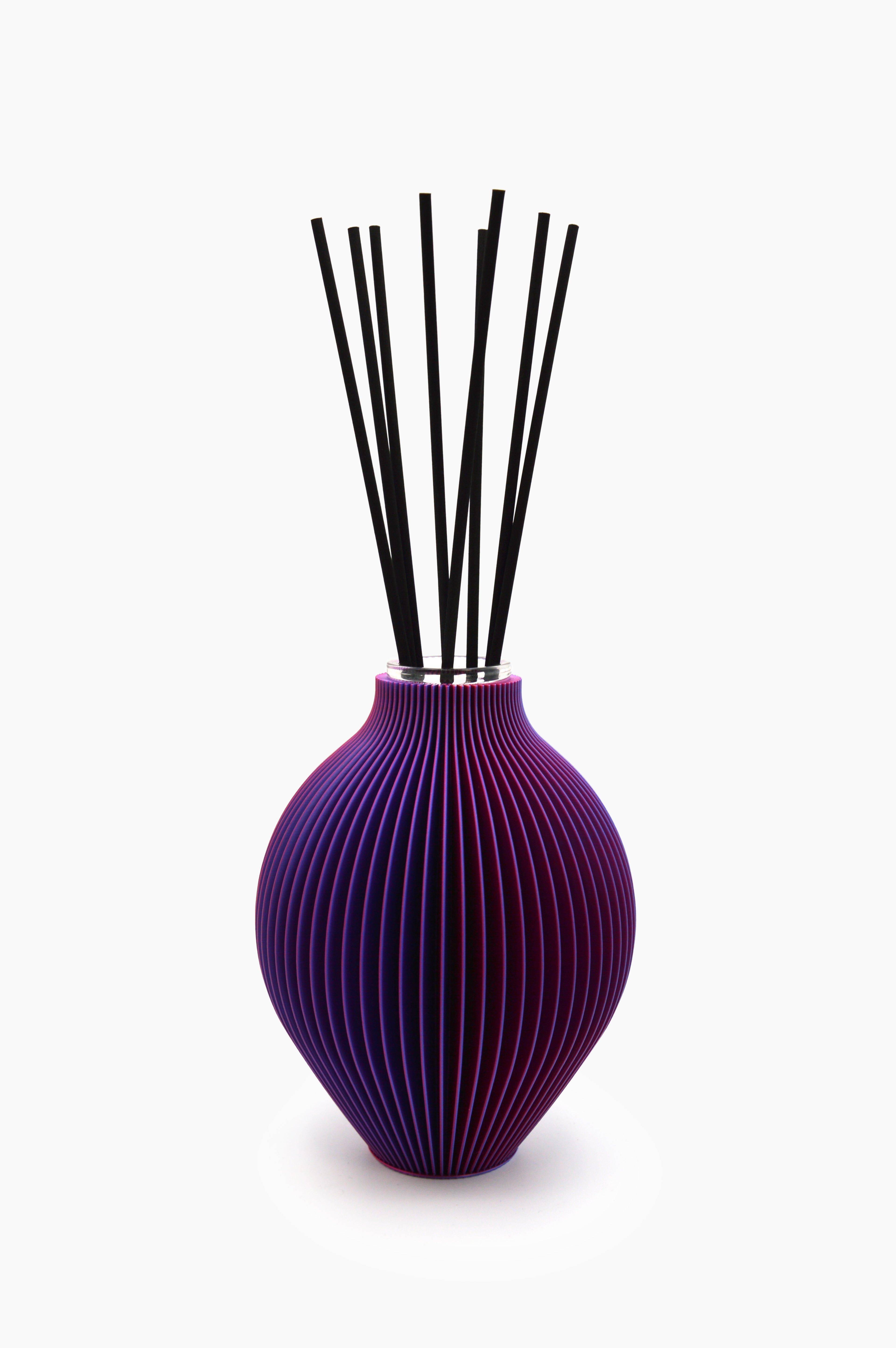 Diffusore di profumo fucsia e blu che cambia colore