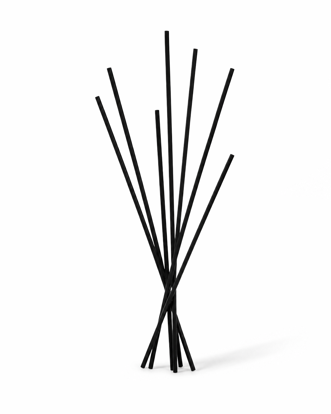 Bastoncini midollino neri per diffusore ambiente · Made in Italy · Yliaca
