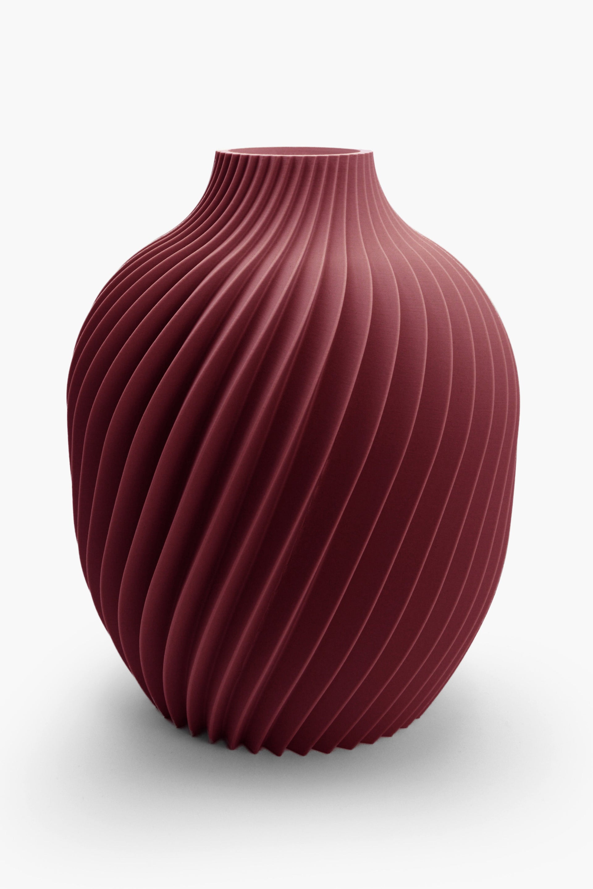 Vaso Kivan · borgogna · design 3D · Made in Italy · Yliaca