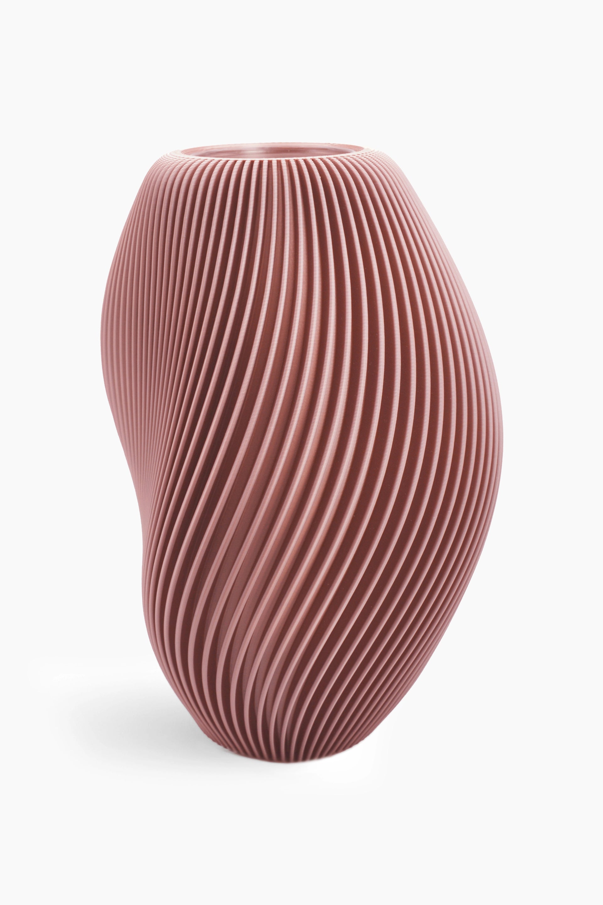 Vaso Venux · malva · linee sinuose · vaso decorativo · design 3D · Made in Italy · Yliaca